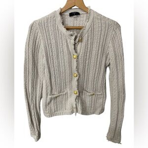 #AA41 women’s Tahari dressy knit sweater size medium